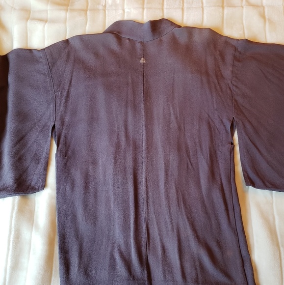 Antique silk kimono (robe) - Picture 5 of 7